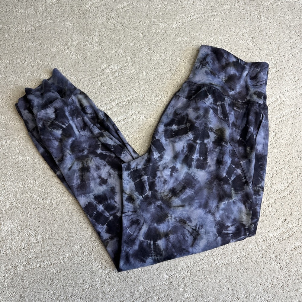 Women's Athleta Small Salutation Printer Jogger The-Dye Athleisure Travel Comfy